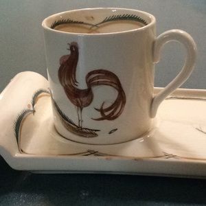 Susie Cooper espresso cup and snack tray
